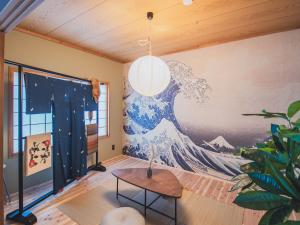 北海道伊達の海辺ヴィラ 最大7名一棟貸切 ファミリー向け 北斎アート