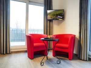 Ferienhaus Weitblick, Piesport, Traumblick von 2 Balkonen auf die Moselschleife