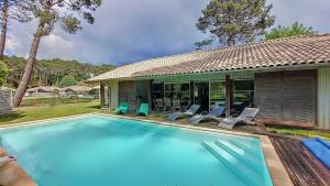 Appartements M-Clairiere aux Chevreuils 01-Moliets Maison avec piscine privee proche ocean : photos des chambres