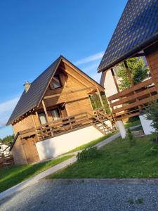 Klimatyczne drewniane Domki Jagodna-Spalona 6D jacuzzi sauna