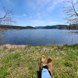 Ferienwohnung Auszeit bei Jessy, ruhig und zentral nahe Badesee