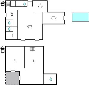 Maisons de vacances Gorgeous Home In Callian With Kitchen : photos des chambres