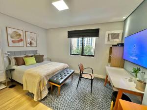 Flat Sofisticado em Moema: Perto do Ibirapuera e Metrô