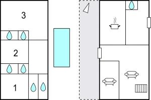 Maisons de vacances Cozy Home In Blancafort : photos des chambres