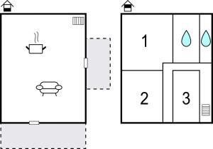 Maisons de vacances Gorgeous Home In Venejan With Kitchen : photos des chambres