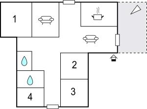 Maisons de vacances Stunning Home In Le Grand-Village-Plage : photos des chambres