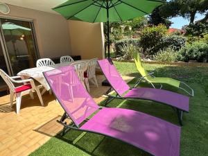 Appartements T2 RDC a Canet en Roussillon Europa 4 pers ,piscine,clim, tennis, parking : photos des chambres