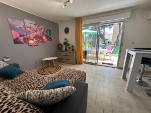 Appartements T2 RDC a Canet en Roussillon Europa 4 pers ,piscine,clim, tennis, parking : photos des chambres