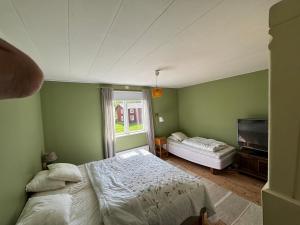 Countryside house with fireplace