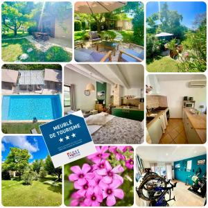 Maisons de vacances La belle histoire Gite Ventoux : Studio avec Vue sur Jardin