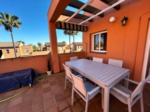 Relax rooftop in the palm trees