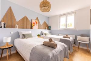 Appartements OPALYS - Maison Plain Pied - Jacuzzi - Petanque - Jardin - Parking - 800 m de la plage : photos des chambres