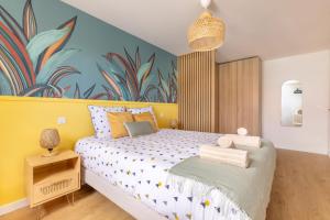 Appartements OPALYS - Maison Plain Pied - Jacuzzi - Petanque - Jardin - Parking - 800 m de la plage : photos des chambres