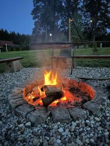 Wczasy Pod Sosnami domek z kominkiem