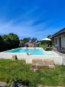 Maisons de vacances Jolie villa avec piscine dans le St emilionnais : photos des chambres