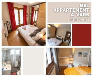 Appartements Cosy T2 6p - vue imprenable sur la station de Vars : photos des chambres