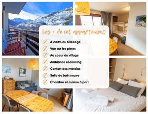 Cosy T2 6p - vue imprenable sur la station de Vars