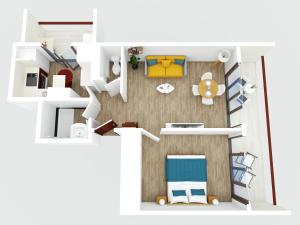 Appartement 1 chambre Vue Mer avec Terrasse, Plage à 1 min à pied