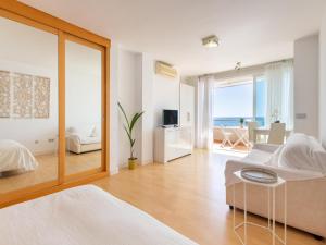 Studio on Bajondillo Beach with Sea Views