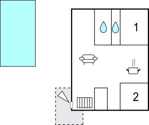 Maisons de vacances Beautiful Home In Raphele-Les-Arles : photos des chambres