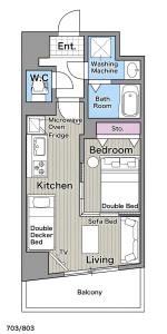 Hotel Namba East 803