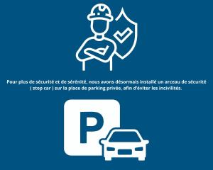 La Perle MarinePlage à 15 minParking privéliterie confortable