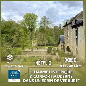 Maisons de vacances Gite du Meunier, Moulin de Vineuil, 4ch, 2sdb : photos des chambres