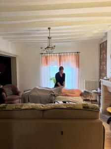 Maisons d'hotes Chambres d'hotes La Massonniere avec grand jardin - ideal familles, groupes et sejour nature - Sarthe : photos des chambres