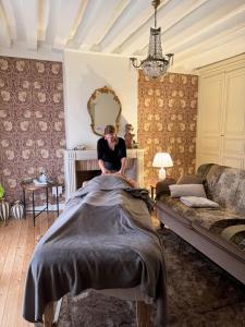 Maisons d'hotes Chambres d'hotes La Massonniere avec grand jardin - ideal familles, groupes et sejour nature - Sarthe : photos des chambres