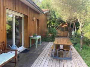 Maisons de vacances La Cabane de Taussat proche de la plage : photos des chambres