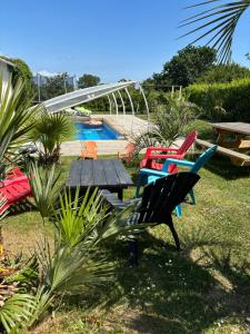 Maisons de vacances Gite de kernaet avec piscine : photos des chambres