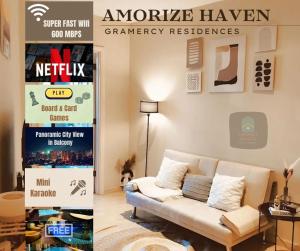 Gramercy Residences Cozy 1BR Suite with 600mbps & Free amenities City view - 4-Sterne-Hotels in Manila