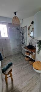 Maisons de vacances Ty Grain de Sel : logement privatif avec piscine, jardin et patio : photos des chambres