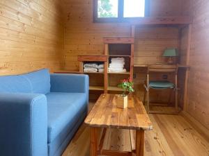 Chalets Tiny House en bois : photos des chambres