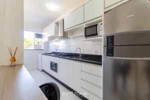 Apto c Churrasq. 2Qtos a 750m da Praia ROB203