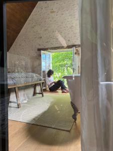 Villas Maison de vacances avec piscine chauffee, jacuzzi et jardin prive - proche circuit des 24h du Mans : photos des chambres