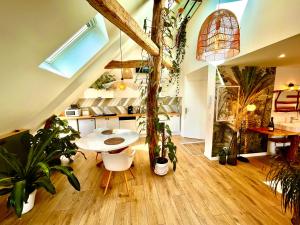 Appartements Nid douillet sous les toits avec jacuzzi : photos des chambres