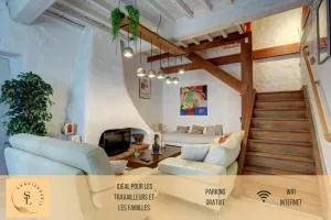 Charme authentique à Corbas - Authentic Charm in Corbas - 120m2 of Comfort-6 personnes