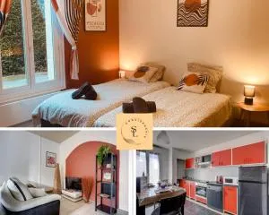 T1 Confortable avec parking, proche Lyon, Idéal couples ou travailleurs
