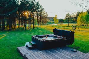 Baldones dabas retrīts - Exclusive holiday house near Riga jacuzzi sauna extra cost