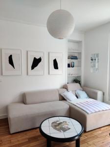 Appartement design, parisien très lumineux