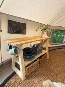 Glamping Tent with amazing view in the forest
