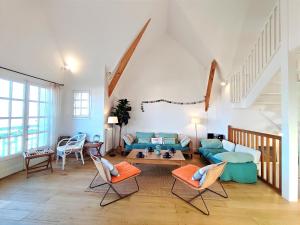 Villas Villa facing beach and sea in Normandy : photos des chambres