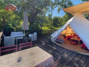 Tenda Glamping vista sulla Valle - Podere di Maggio