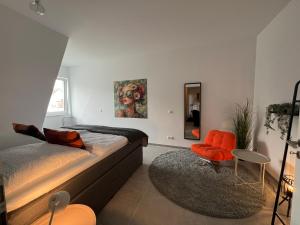 Design am Rhein I Zentral I 2BR I Aufzug I Dachterrasse I Parken I helloYOU apartments x BRIGHT Collection