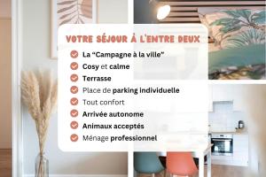 Appartements LEntre Deux : havre de paix entre nature ville : photos des chambres