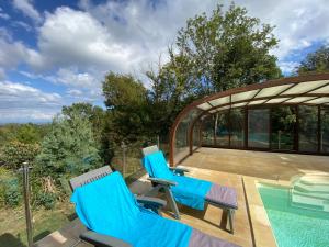 Maison au calme piscine mer au coeur de la nature U Nuciolu