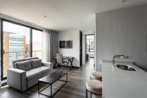 Luxurious Small Apartment Bogotá Park, Wi-Fi, Gym