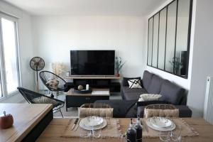 Appartement cosy 2 ch avec toit terrasse & parking - Lumineux et calme