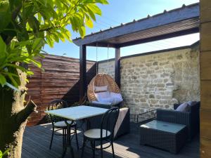 Maisons de vacances Studio Luxe + jardin et terrasse : photos des chambres